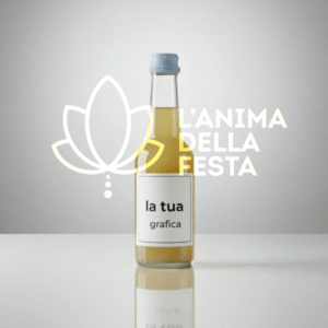 Mandarino - Bibita Analcolica con Etichetta personalizzata 27cl - Bomboniere, Regali e Gadget Personalizzati per Wedding e Eventi B2B