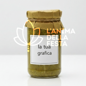 PESTO ALLA GENOVESE con Etichetta personalizzata Vetro 190gr - Bomboniere, Regali e Gadget Personalizzati per Wedding e Eventi B2B