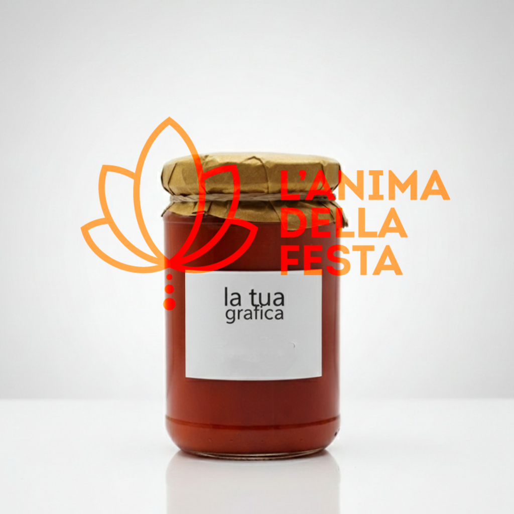 RAGU' ALLA BOLOGNESE con Etichetta personalizzata Vetro 180gr - Bomboniere, Regali e Gadget Personalizzati per Wedding e Eventi B2B