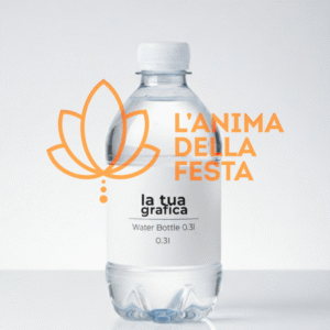 NEREIDE Acqua con Etichetta personalizzata PET trasparente 33cl - Bomboniere, Regali e Gadget Personalizzati per Wedding e Eventi B2B