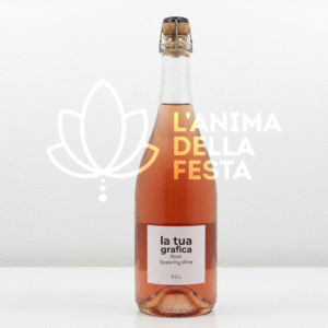 PROSECCO ROSE' DOC con Etichetta personalizzata VETRO 75Cl - Bomboniere, Regali e Gadget Personalizzati per Wedding e Eventi B2B