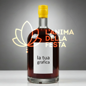 AMARO con Etichetta personalizzata Vetro 50cl - Bomboniere, Regali e Gadget Personalizzati per Wedding e Eventi B2B