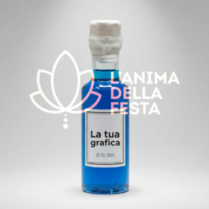 BLUE DRY GIN AL FIORDALISO con Etichetta personalizzata Vetro 10cl - Bomboniere, Regali e Gadget Personalizzati per Wedding e Eventi B2B
