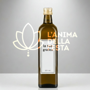 OLIO EXTRA VERGINE DI OLIVA con Etichetta personalizzata Vetro 50cl - Bomboniere, Regali e Gadget Personalizzati per Wedding e Eventi B2B