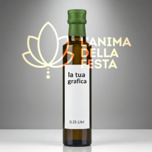OLIO AROMATIZZATO AL ROSMARINO con Etichetta personalizzata Vetro 25cl - Bomboniere, Regali e Gadget Personalizzati per Wedding e Eventi B2B