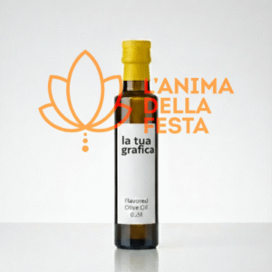 OLIO AROMATIZZATO AL LIMONE con Etichetta personalizzata Vetro 25cl - Bomboniere, Regali e Gadget Personalizzati per Wedding e Eventi B2B