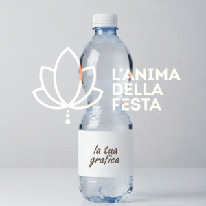 HYDRA Acqua con Etichetta personalizzata PET Trasparente 50cl - Bomboniere, Regali e Gadget Personalizzati per Wedding e Eventi B2B