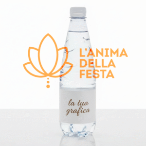 AURYN Acqua con Etichetta personalizzata PET Trasparente 50cl - Bomboniere, Regali e Gadget Personalizzati per Wedding e Eventi B2B