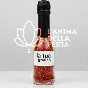 PEPERONCINO PEPERONCINO con Etichetta personalizzata Vetro 125gr - Bomboniere, Regali e Gadget Personalizzati per Wedding e Eventi B2B