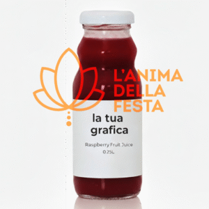 Lampone - Succo di frutta con Etichetta personalizzata Vetro 20cl - Bomboniere, Regali e Gadget Personalizzati per Wedding e Eventi B2B