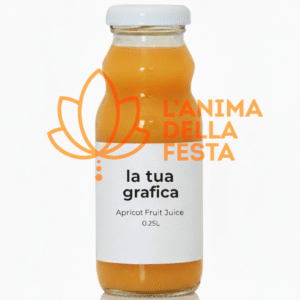 Albicocca - Succo di frutta con Etichetta personalizzata Vetro 20cl - Bomboniere, Regali e Gadget Personalizzati per Wedding e Eventi B2B