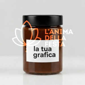 CREMA SPALMABILE AL LATTE con Etichetta personalizzata  Vetro 220gr - Bomboniere, Regali e Gadget Personalizzati per Wedding e Eventi B2B