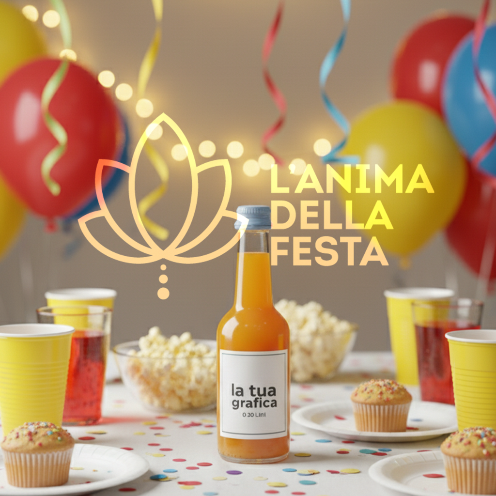 Aranciata - Bibita Analcolica con Etichetta personalizzata 27cl - Bomboniere, Regali e Gadget Personalizzati per Wedding e Eventi B2B - immagine 4