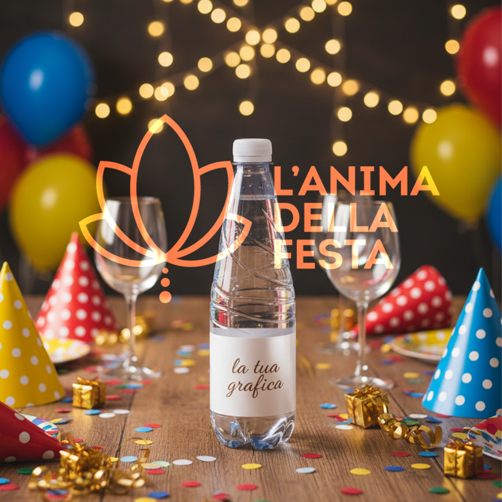 AURYN Acqua con Etichetta personalizzata PET Trasparente 50cl - Bomboniere, Regali e Gadget Personalizzati per Wedding e Eventi B2B - immagine 4