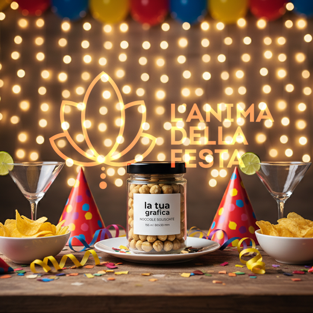 NOCCIOLE SGUSCIATE con Etichetta personalizzata Vetro 50gr - Bomboniere, Regali e Gadget Personalizzati per Wedding e Eventi B2B - immagine 3