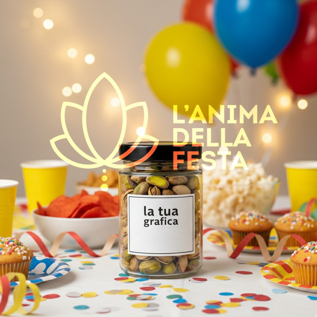 PISTACCHI SGUSCIATI con Etichetta personalizzata Vetro 30gr - Bomboniere, Regali e Gadget Personalizzati per Wedding e Eventi B2B - immagine 4
