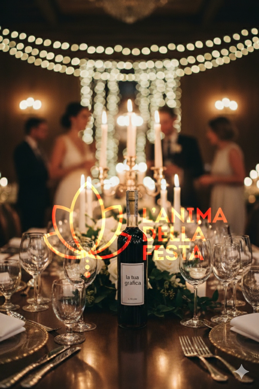 AMARO con Etichetta personalizzata Vetro 70cl - Bomboniere, Regali e Gadget Personalizzati per Wedding e Eventi B2B - immagine 2