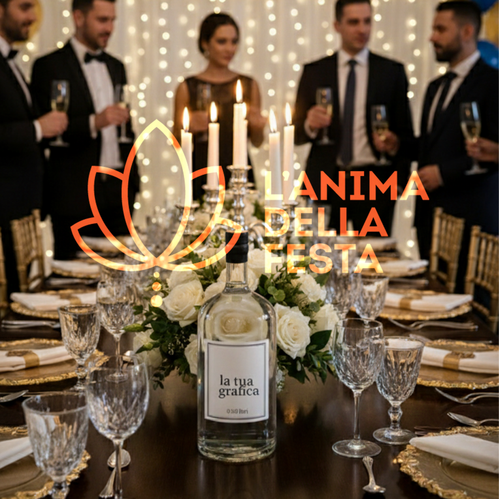 GIN ARTIGIANALE con Etichetta personalizzata Vetro 50cl - Bomboniere, Regali e Gadget Personalizzati per Wedding e Eventi B2B - immagine 3