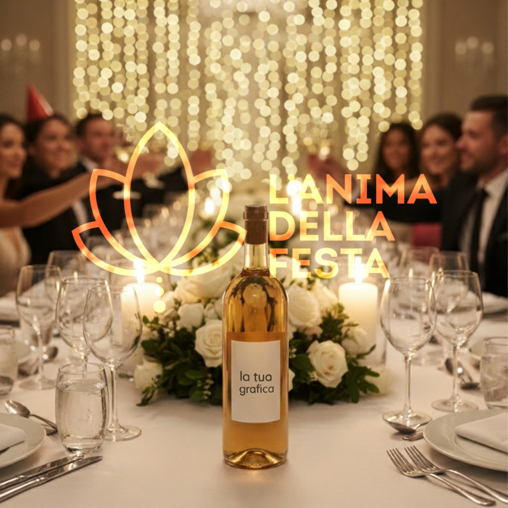 VIN SANTO DEL CHIANTI DOC con Etichetta personalizzata VETRO 50cl - Bomboniere, Regali e Gadget Personalizzati per Wedding e Eventi B2B - immagine 2