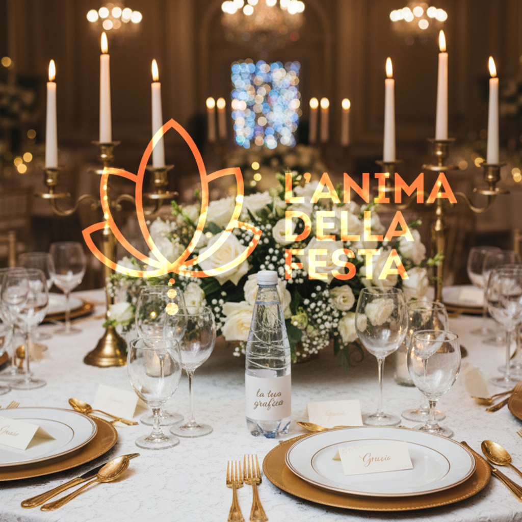 AURYN Acqua con Etichetta personalizzata PET Trasparente 50cl - Bomboniere, Regali e Gadget Personalizzati per Wedding e Eventi B2B - immagine 3