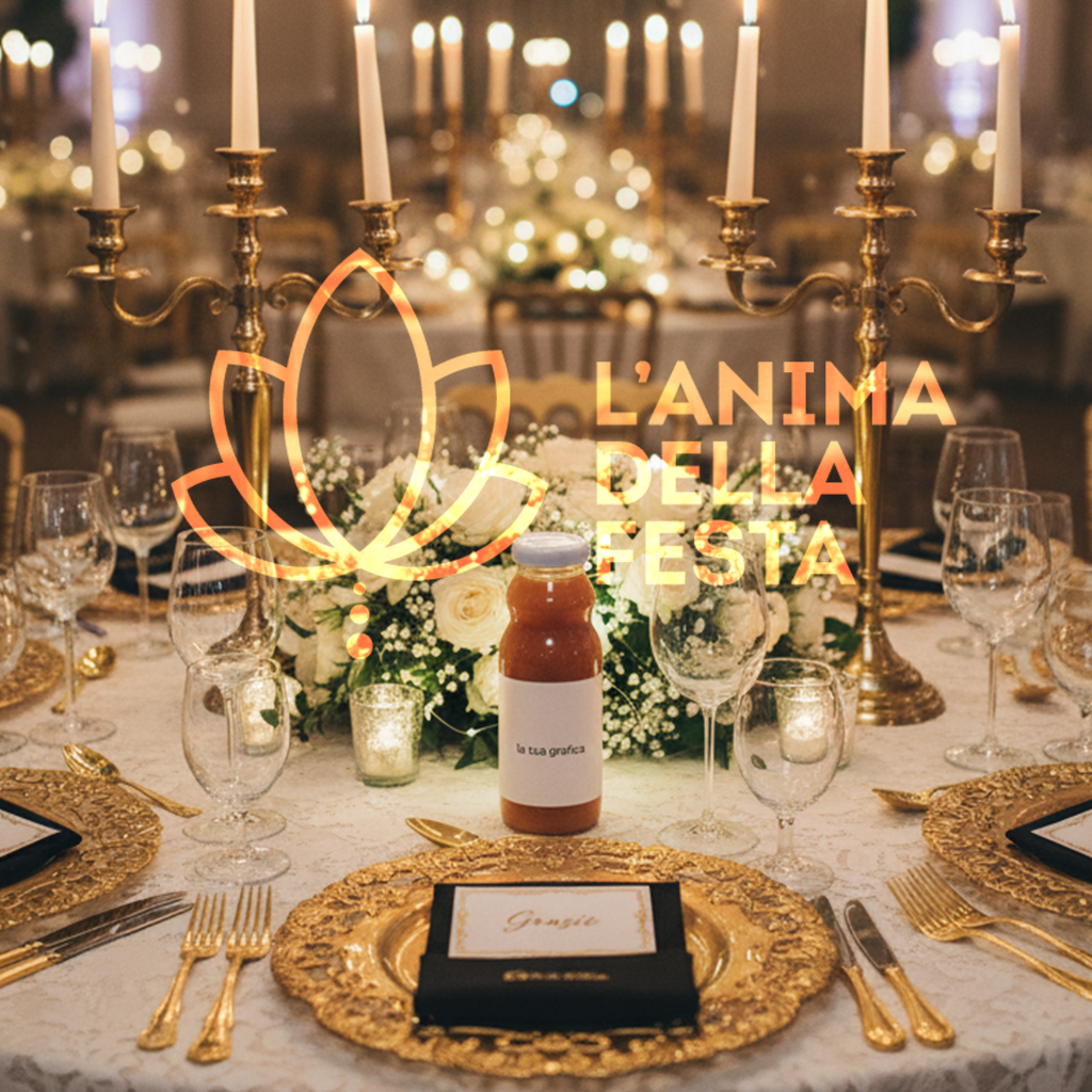 Pesca - Succo di frutta con Etichetta personalizzata Vetro 20cl - Bomboniere, Regali e Gadget Personalizzati per Wedding e Eventi B2B - immagine 2