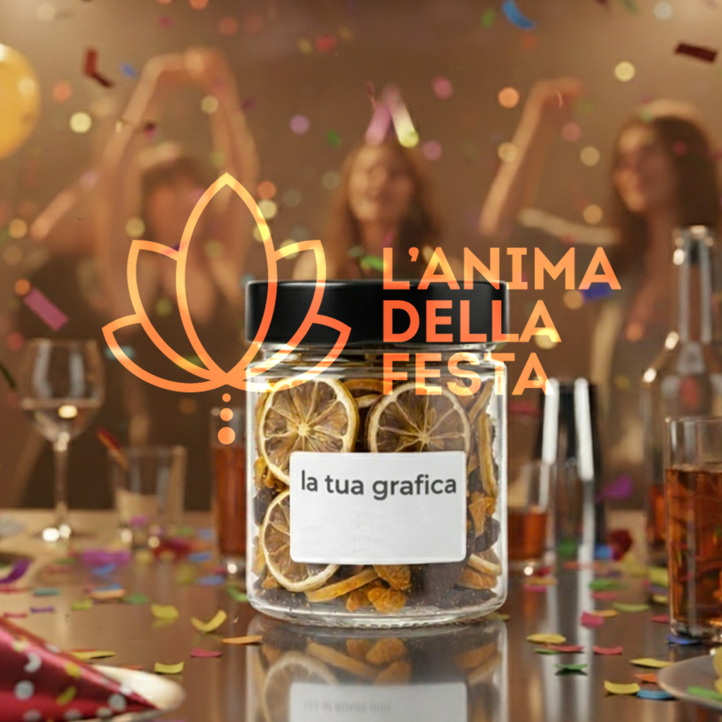 LIMONE DISIDRATATO con Etichetta personalizzata Vetro 20gr - Bomboniere, Regali e Gadget Personalizzati per Wedding e Eventi B2B - immagine 2