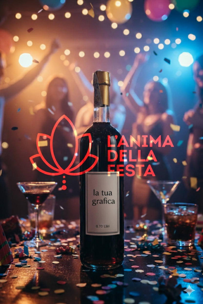 AMARO con Etichetta personalizzata Vetro 70cl - Bomboniere, Regali e Gadget Personalizzati per Wedding e Eventi B2B - immagine 4